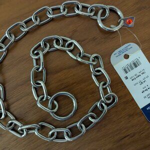 NEW 27" Herm Sprenger Extra Strong Choke Chain Collar - 4mm Stainless Steel NWT